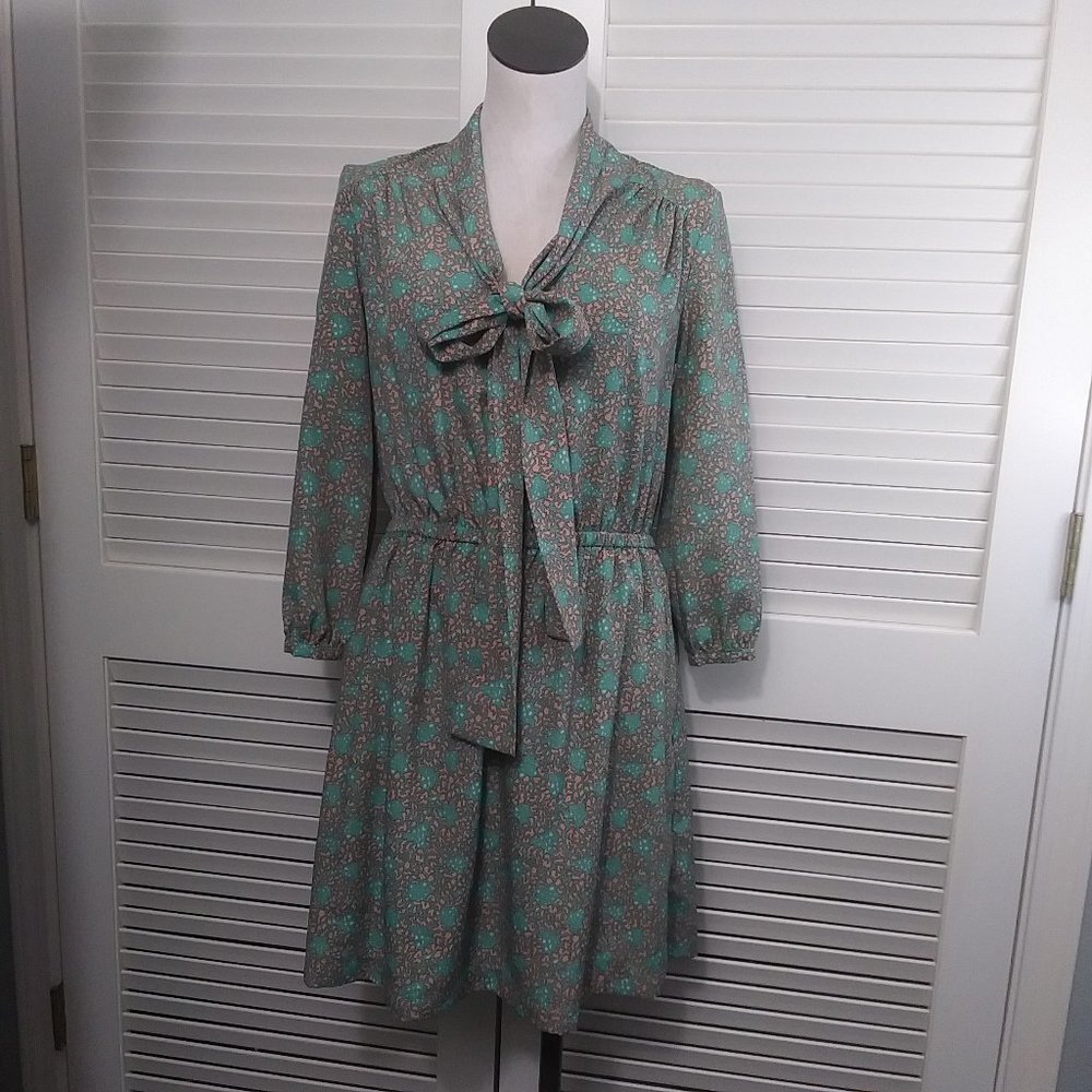 Tinley Road Dress Tie Front Bow Cottage Core Floral Womens Small - Picture 2 of 12